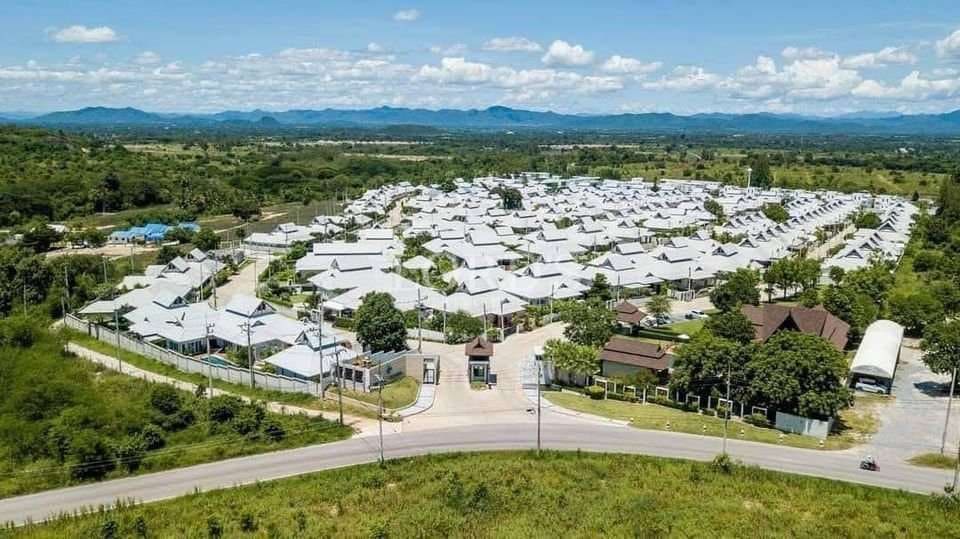 Aerial view of residential community.
