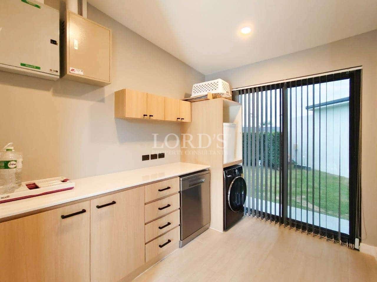 Modern kitchen with appliances and window