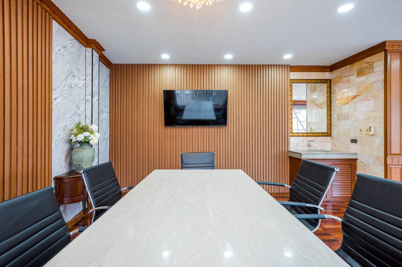 Conference room setup